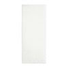 White rectangular napkin on a white background