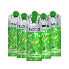 Funkin Pina Colada Cocktail Mixer 1 Litre - 6 Pack