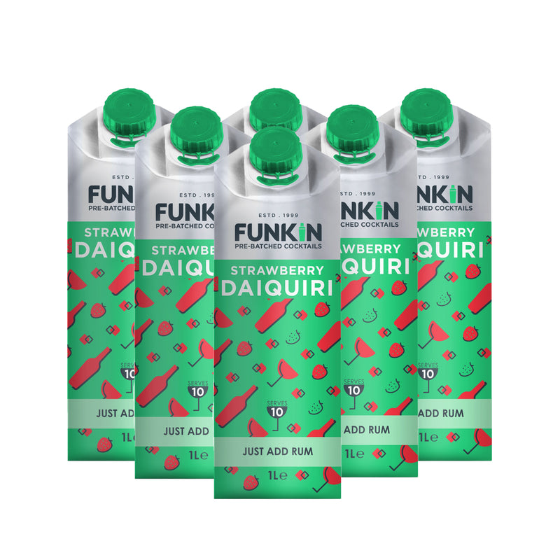 Funkin Strawberry Daiquiri Mixer 1 Litre - 6 Pack