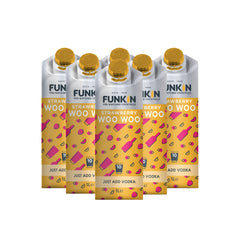 Funkin Strawberry Woo Woo Mixer 1 Litre - 6 Pack