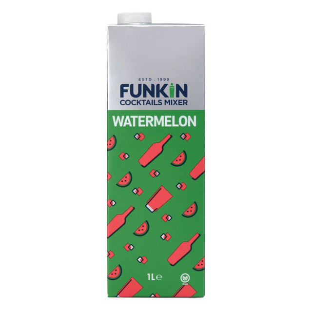 Funkin Watermelon cocktails mixer carton on a white background