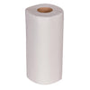 Roll of paper towels on a white background