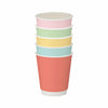 Confetti Mixed Colour Double Wall Hot Cup (PE Lined) - 8oz - 500pk