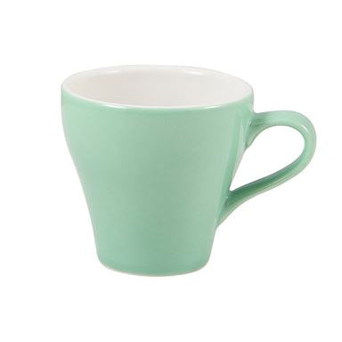 Genware Porcelain Green Tulip Cup 9cl/3oz - 6pk
