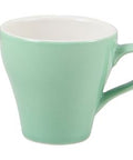 Genware Porcelain Green Tulip Cup 18cl/6.25oz - Pack of 6