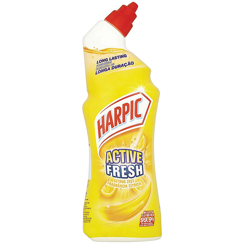 Harpic Active Fresh Toilet Cleaner Citrus Zest 750ml 12pk