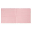 Rectangular red and white cloth on a white background