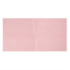 Rectangular red and white cloth on a white background