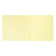 Rectangular light yellow cloth  on a white background