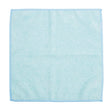 Light blue cleaning cloth  on a white background