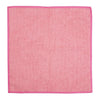 Pink textured square cloth on a white background