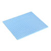 Blue cleaning cloth on white background