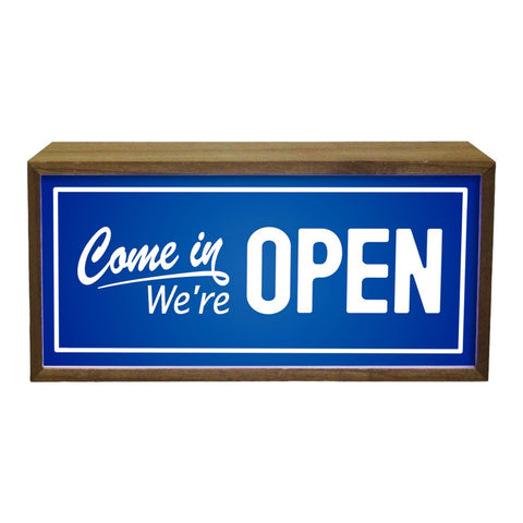 light-box-come-in-were-open-sign