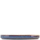 aqua blue terra porcelain plate 
