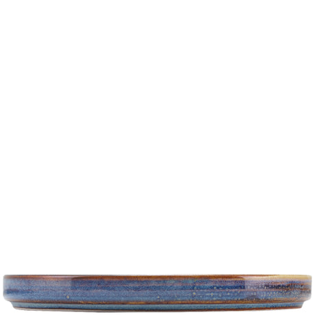 aqua blue terra porcelain plate 