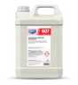 5L container of Kitchen Master 607 Machine Glasmachine detergent on a white background
