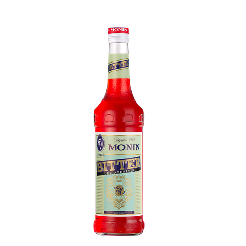 monin bitter syrup bottle