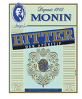 monin bitter syrup bottle label