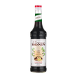 Monin Chai Tea syrup bottle on a white background