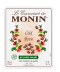 monin cold brew syrup label