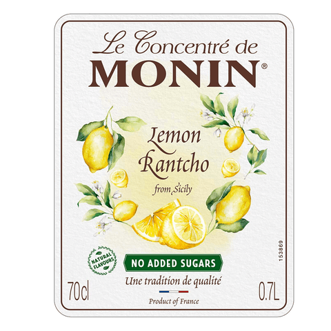 Monin Lemon Rantcho Syrup 70cl