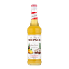 Monin Pina Colada syrup bottle on a white background