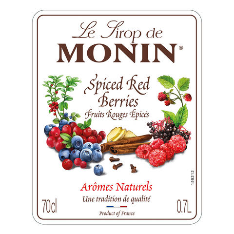 Monin Spiced Red Berries Syrup 70cl