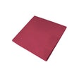A single bordeaux red 3-ply paper napkin unfolded on a white background.