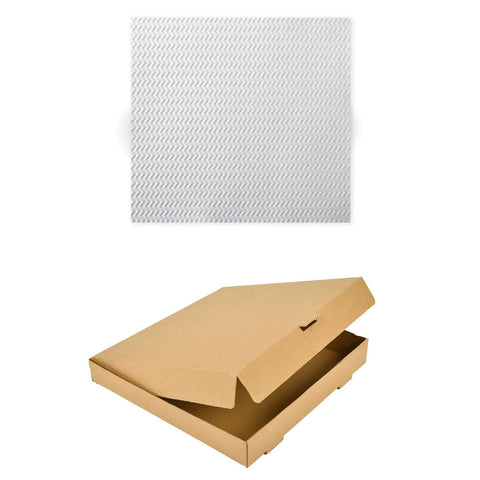 Kraft Pizza Box and Waveflute Liner
