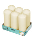 Pillar Candle - Ivory - 200x70mm - 6 Pk