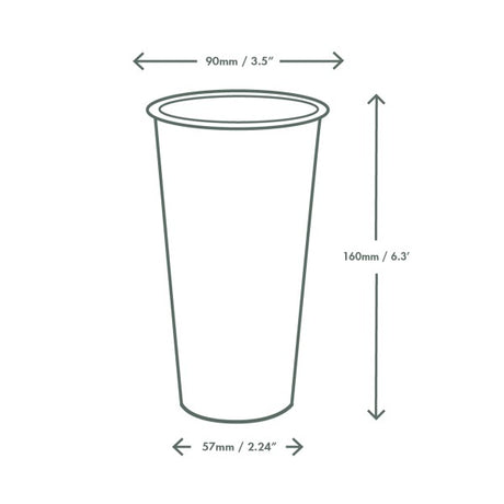 Measurement diagram of a cylindrical object with dimensions labeled.