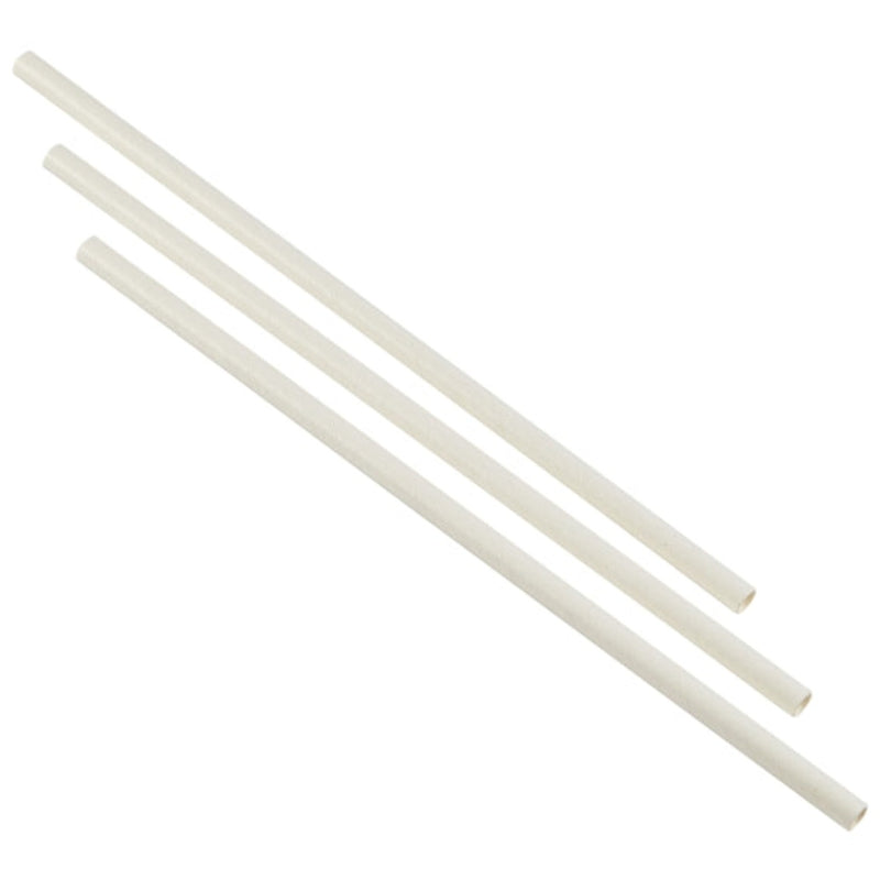 CASE-Paper-Straws-White-20cm-(10x500pcs)