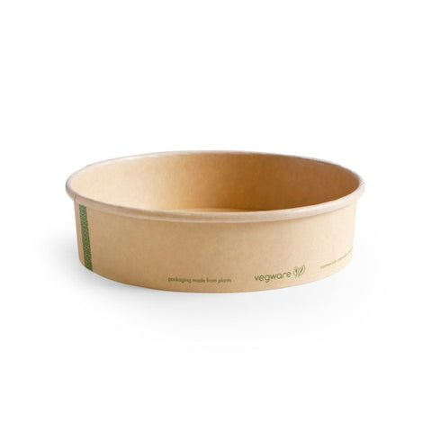 Vegware 26oz Kraft Paper Food Bowl 300Pk