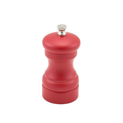 Red Wooden Salt/Pepper Grinder 10cm