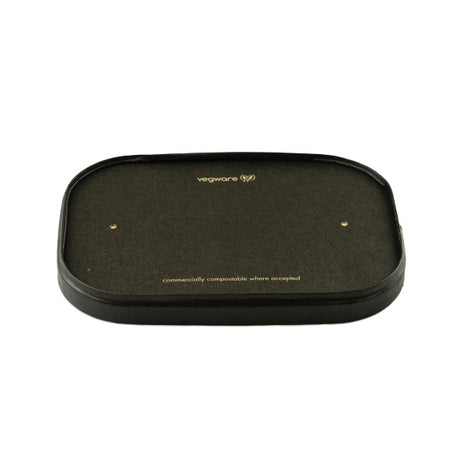 Vegeware black rectanglar lid