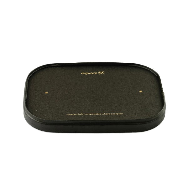 Vegeware black rectanglar lid