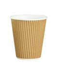 Kraft Ripple Cups 12oz - 500 Pack