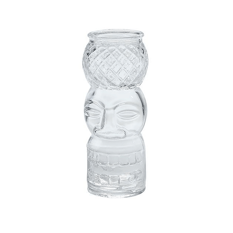 Totem Tiki Cocktail Glass