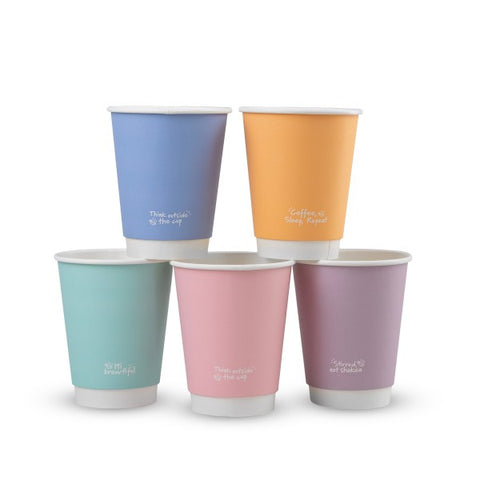 Vegware - 12oz Feel Good double wall hot cup, 79-Series - 500pk