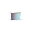 Green ice cream container on a light gray background