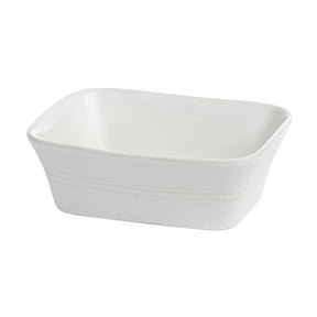 White Rectangular Baker 16.5x13x5.5cm - Pack 4