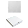 White Pizza Box and Waveflute Liners