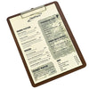 Wooden Menu Clipboard A4 24x32x0.6cm