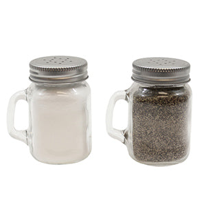 Mason Jar Salt & Pepper Shaker Set