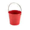 Stainless Steel Miniature Bucket 4.5cm Dia Red - Pack 24