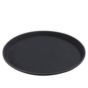 Round Fibreglass Tray Black 14 inch GenGrip