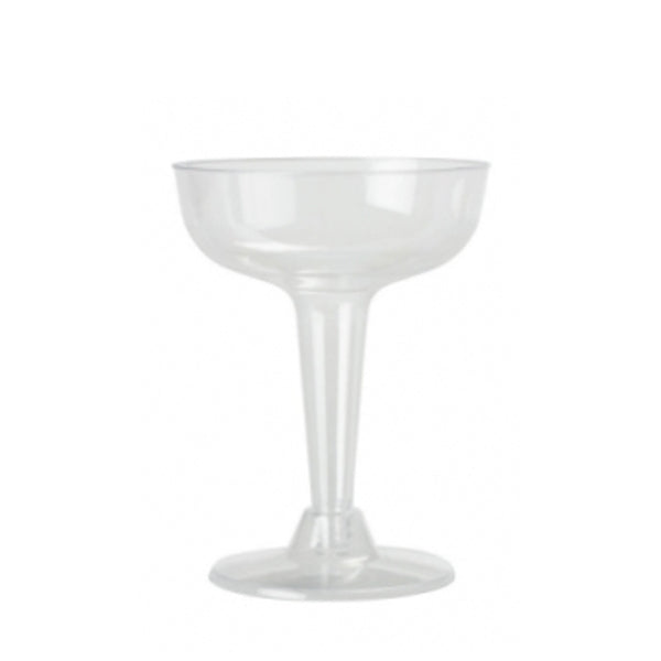 Disposable Margarita Glass With Clear Base 150ml - 2 piece - 144pk