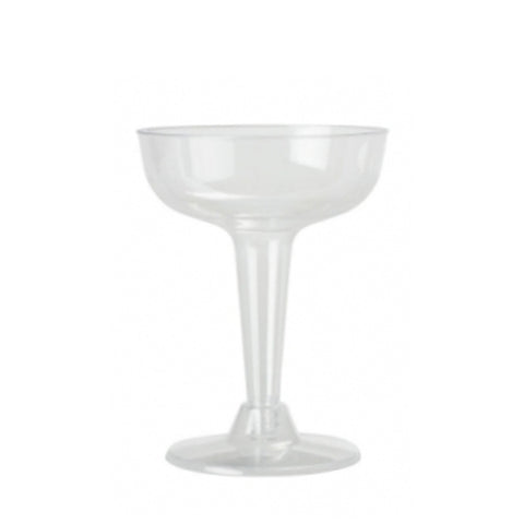 Disposable Margarita Glass With Clear Base 150ml - 2 piece - 144pk