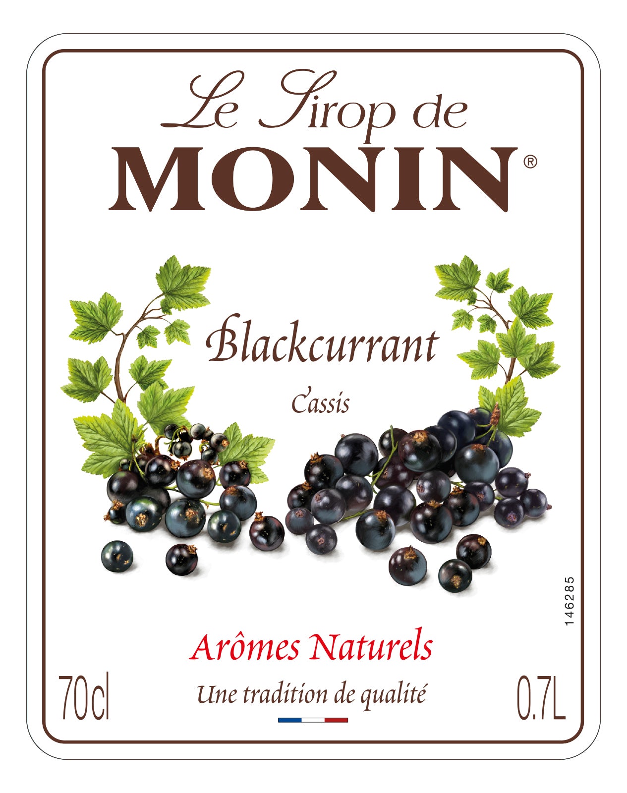 Monin Blackcurrant Flavoured Syrup 70cl
