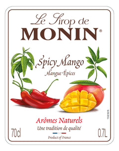 Monin Spicy Mango Syrup 70cl